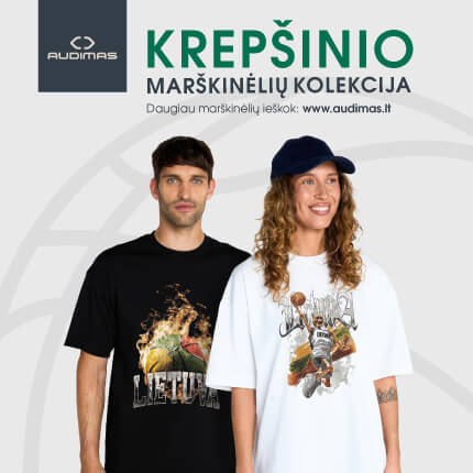 AUDIMAS. NAUJI KREPŠINIO MARŠKINĖLIAI