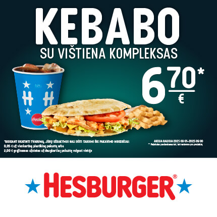 HESBURGER. Kebabo su vištiena kompleksas