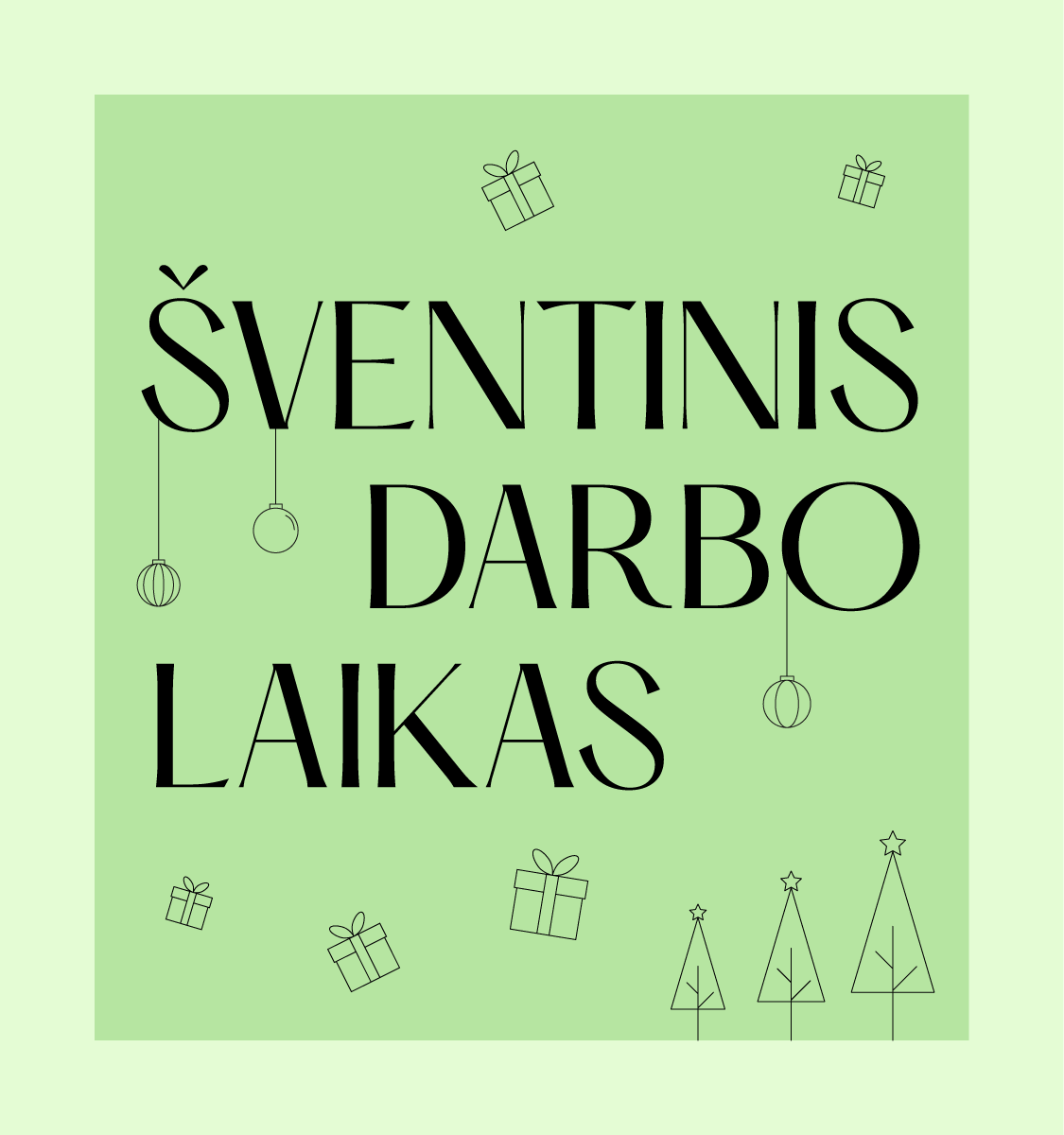 Šventinis darbo laikas