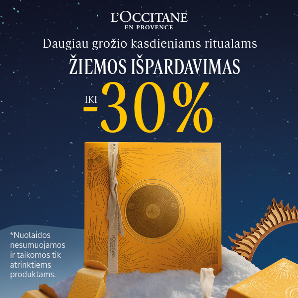 Žiemos išpardavimas iki – 30 %
