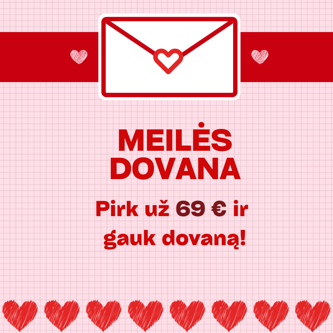 Apsipirk už 69 Eur ir gauk dovaną!