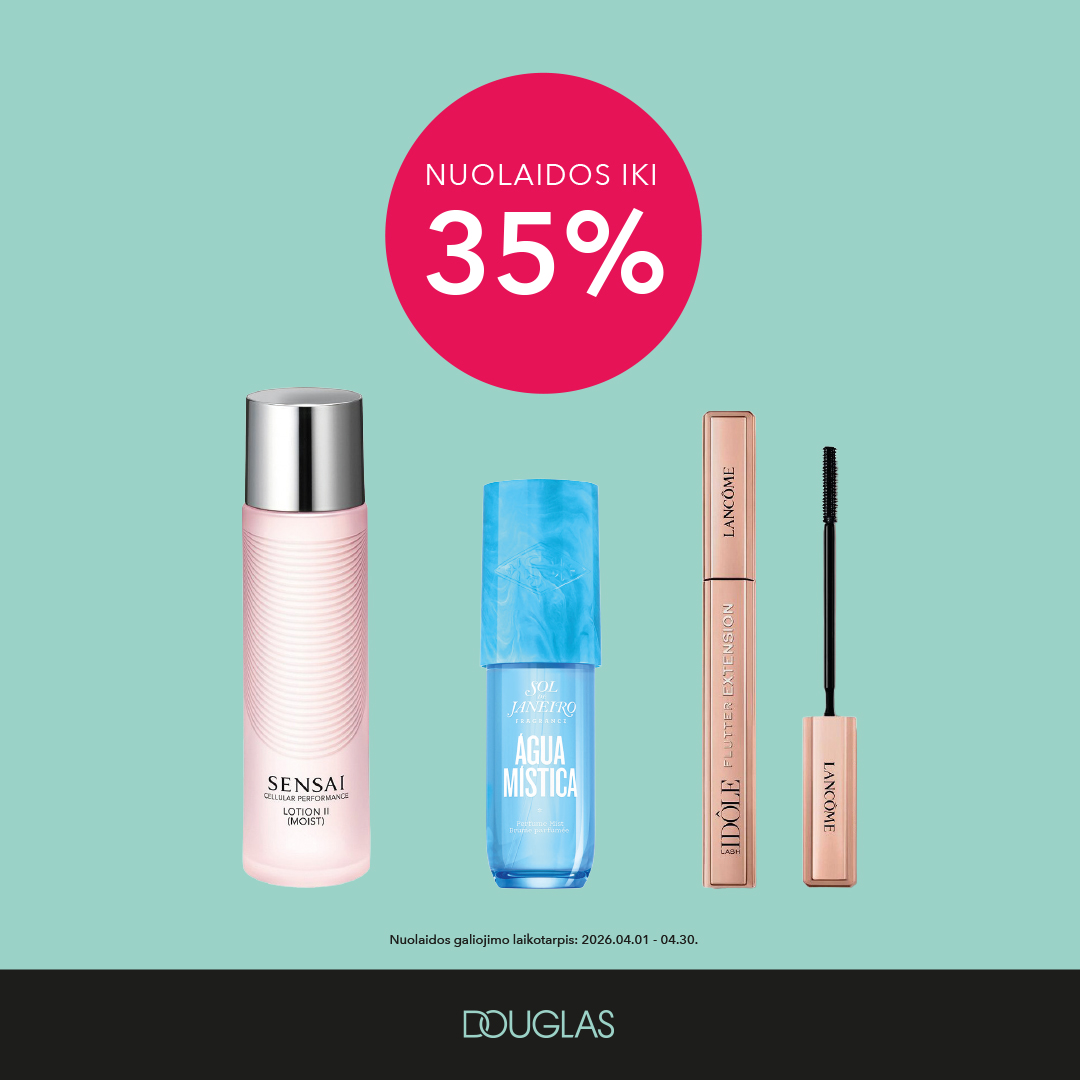 DOUGLAS – Super kaina atrinktiems produktams