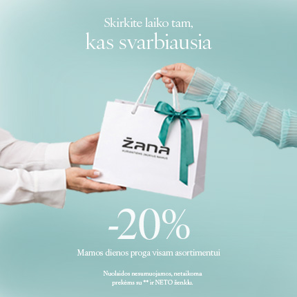 -20 % visam asortimentui!