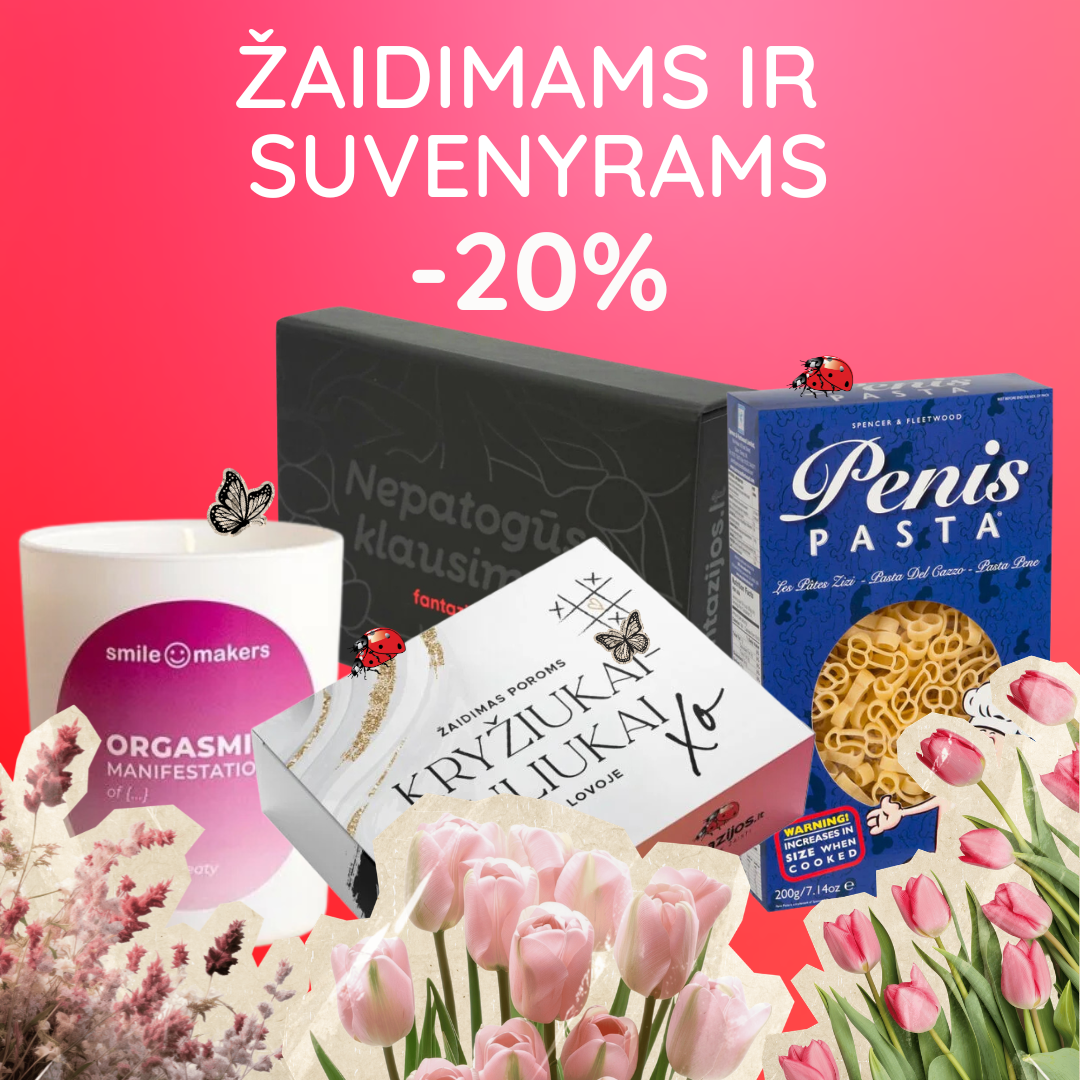 Fantazijos.lt -20% suvenyrams ir žaidimams!