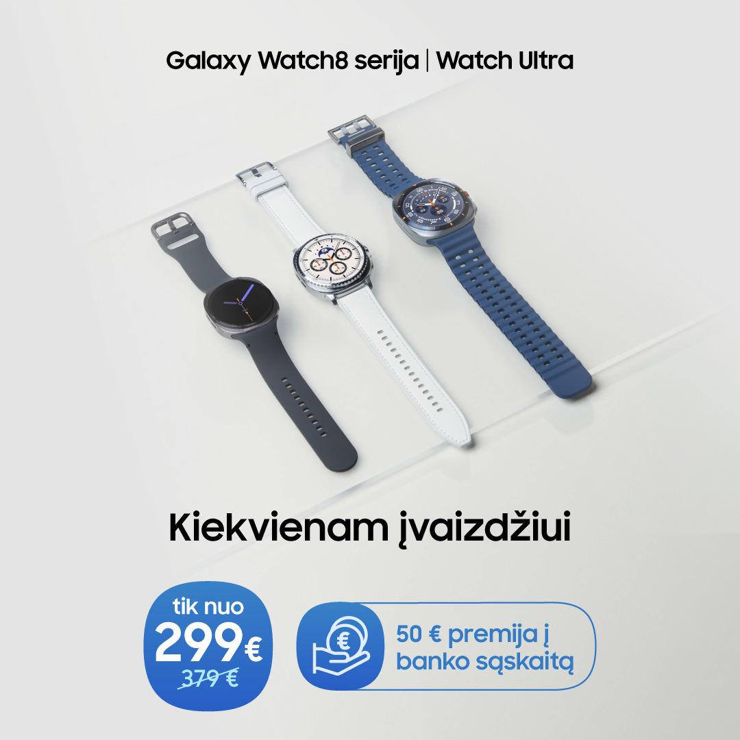 SAMSUNG SALONAS. Gaukite 50 € premiją į banko sąskaitą!