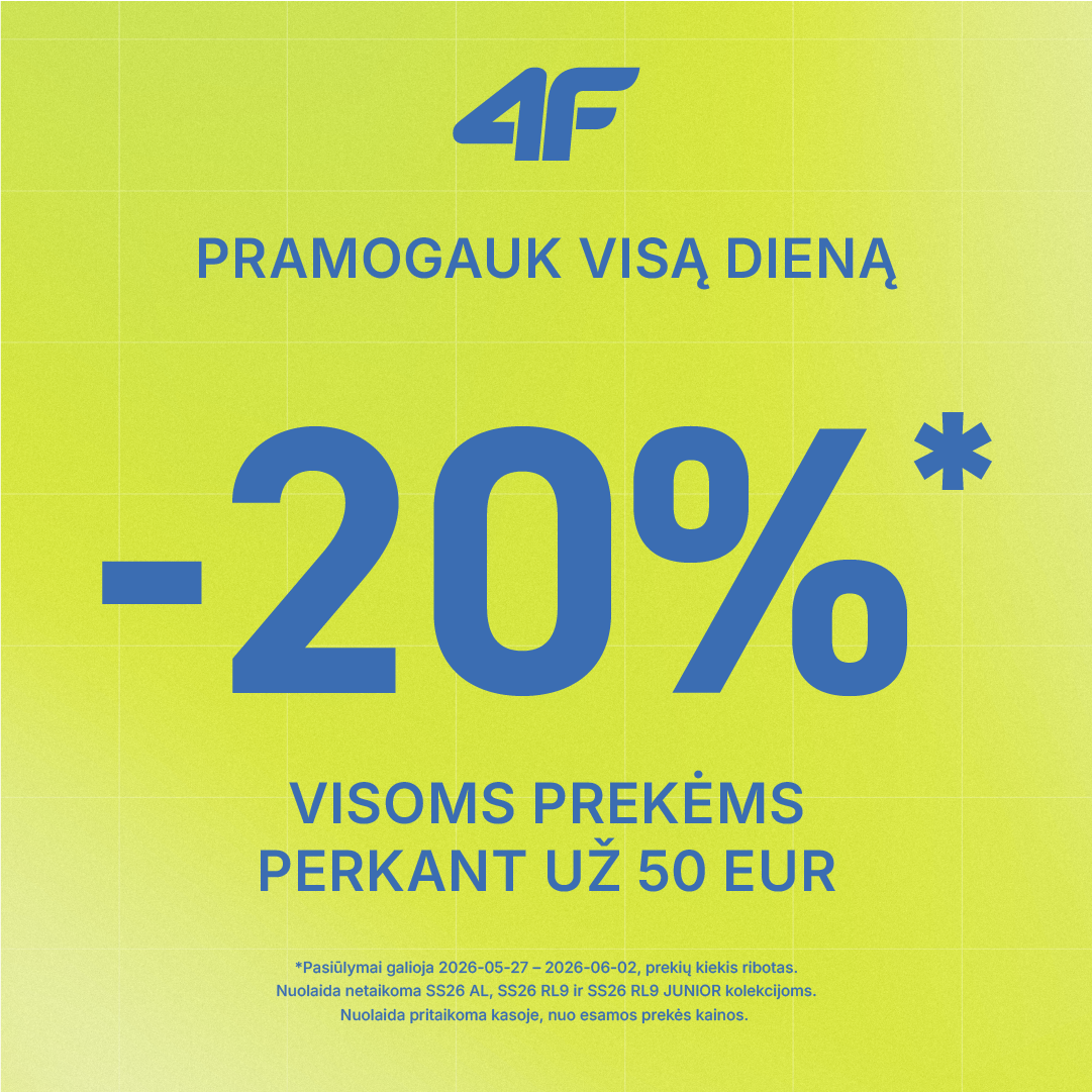 PRAMOGAUK VISĄ DIENĄ