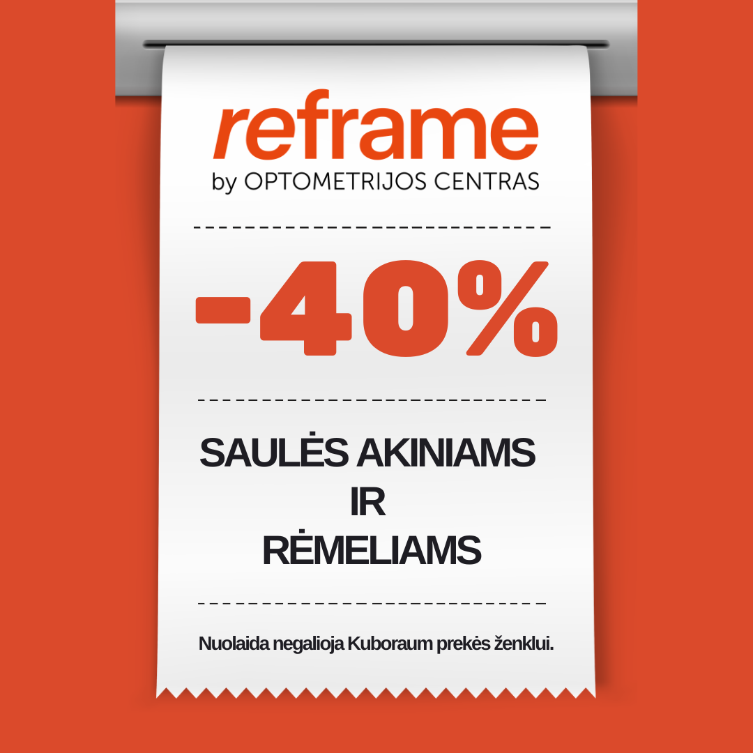 REFRAME ilgasis nuolaidų savaitgalis!
