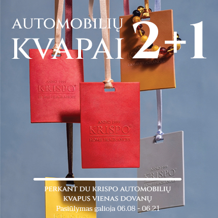 KRISPO. AUTOMOBILIO KVAPŲ PASIŪLYMAS