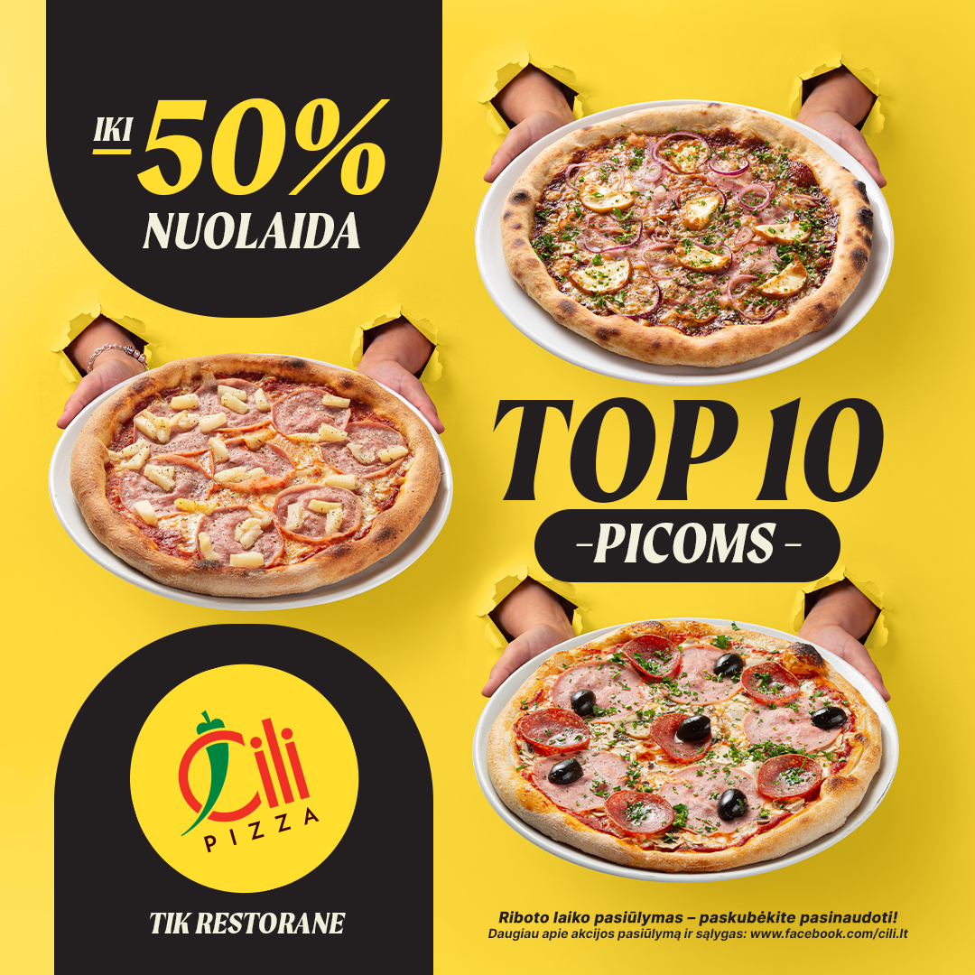 TOP10 picoms iki 50% nuolaida!