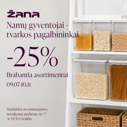 -25 % Brabantia asortimentui