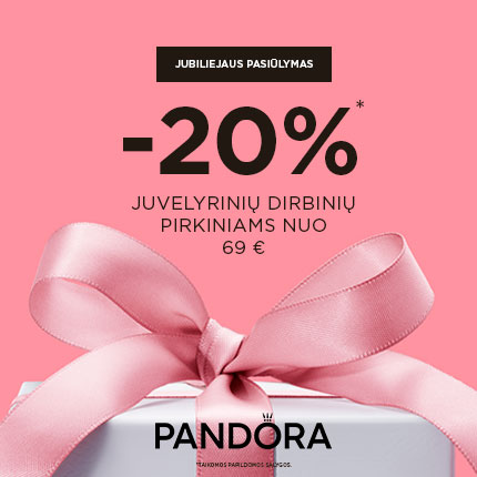 –20 % JUVELYRINIŲ DIRBINIŲ PIRKINIAMS NUO 69 €