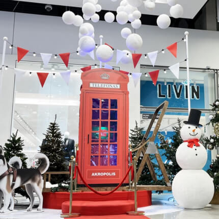 „Akropoliai“ gruodį skelbia šventinių pramogų mėnesiu: nuo kalėdinių mugių iki vaizdo skambučių Kalėdų Seneliui