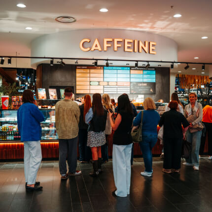 Duris atvėrė CAFFEINE!