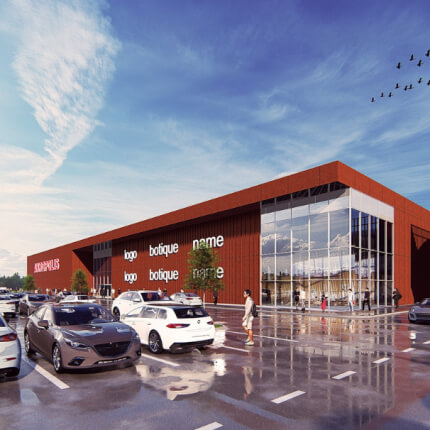 A building permit has been issued for a new building next to Akropolis Klaipėda: even more choice and convenience for visitors