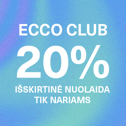 ECCO. – 20% ECCO CLUB nariams