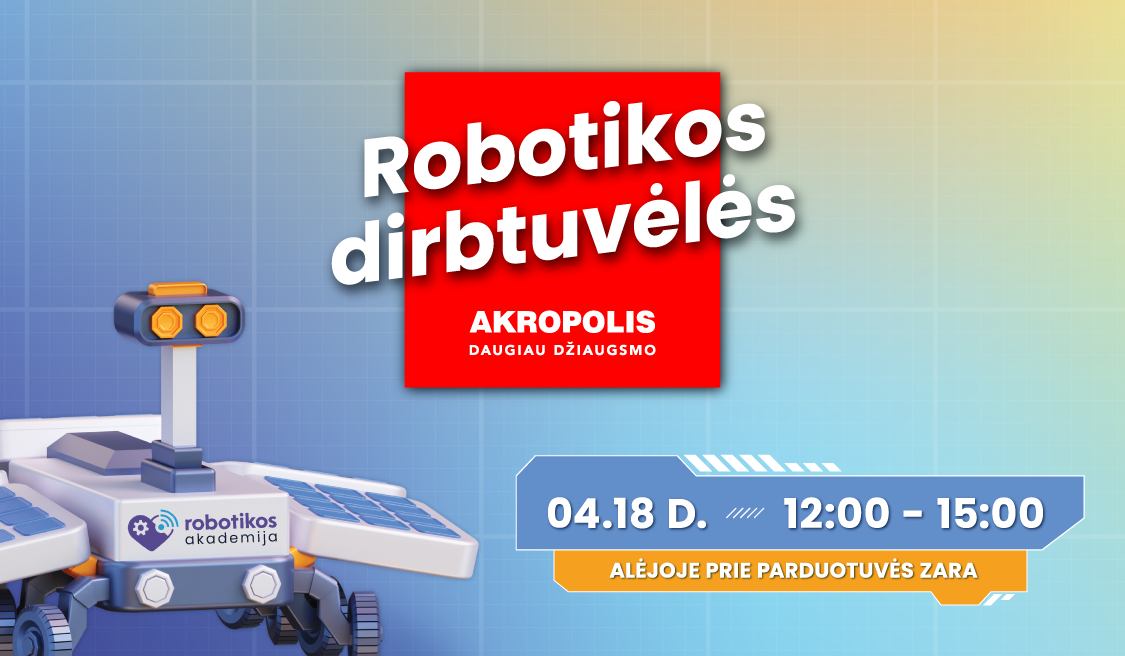 Robotikos dirbtuvėlės vaikams