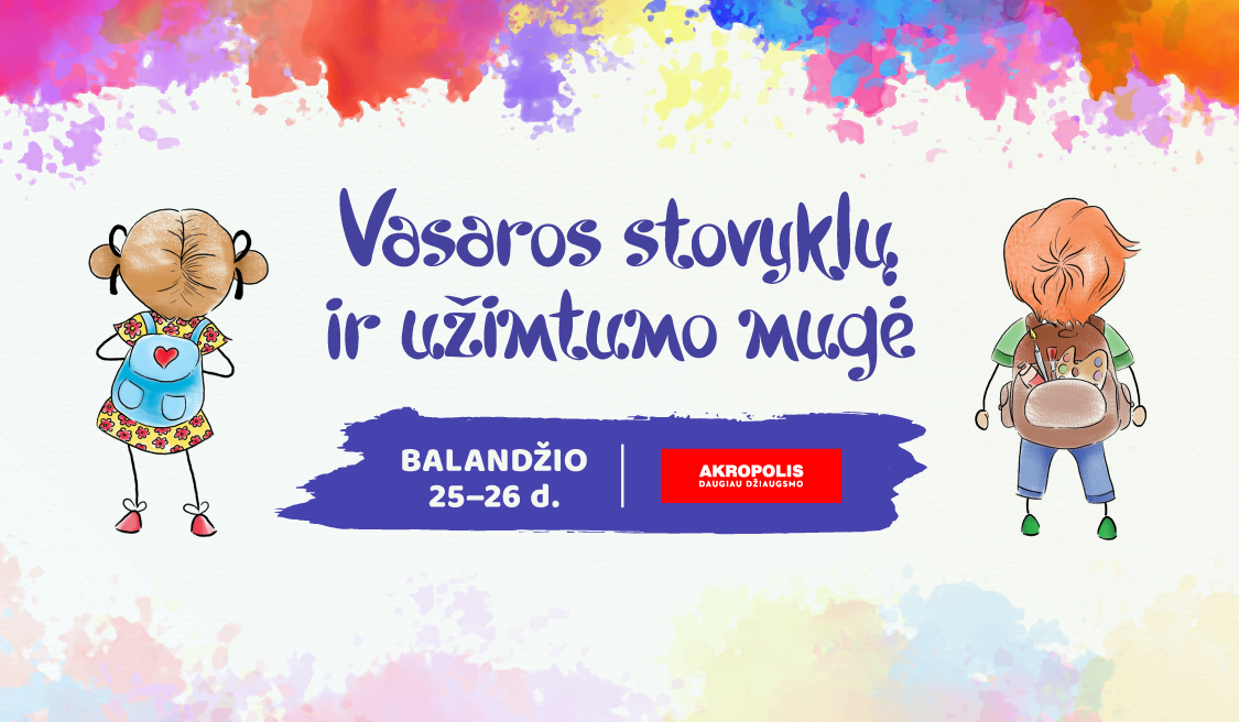 Vasaros stovyklų ir užimtumo mugė