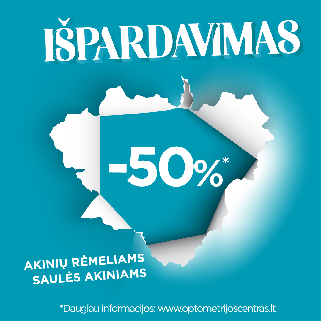 OPTOMETRIJOS CENTRAS. Išpardavimas!