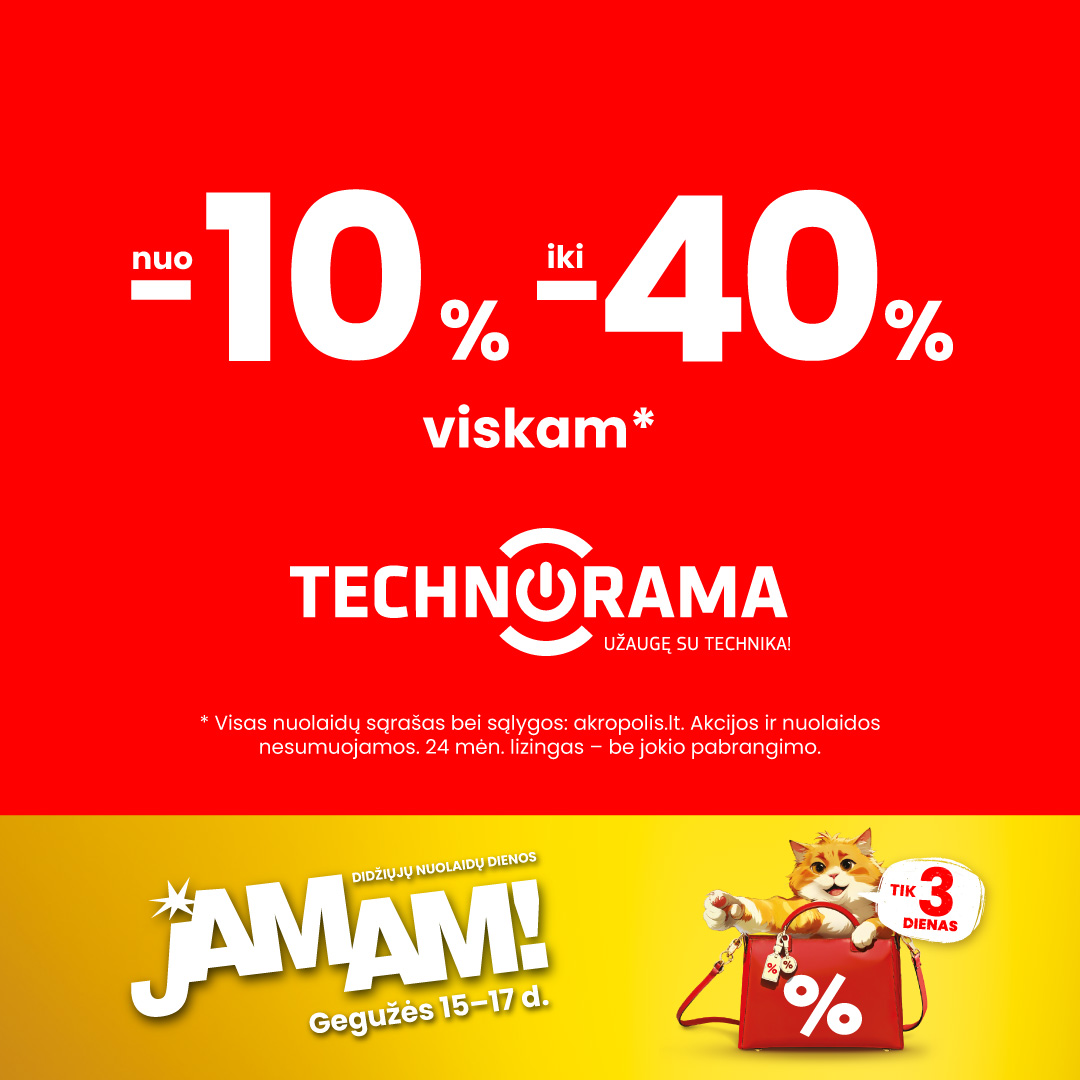 TECHNORAMA. JAMAM pasiūlymai