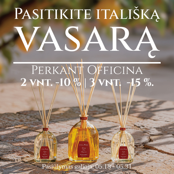 KRISPO. VASARIŠKAS OFFICINA PASIULYMAS