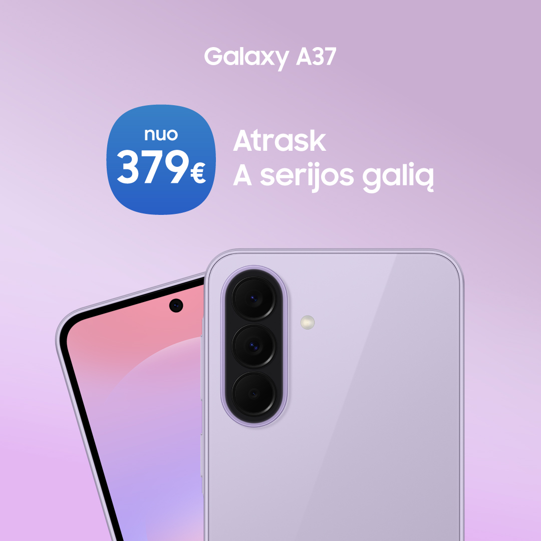 SAMSUNG SALONAS. Atrask A37 galią