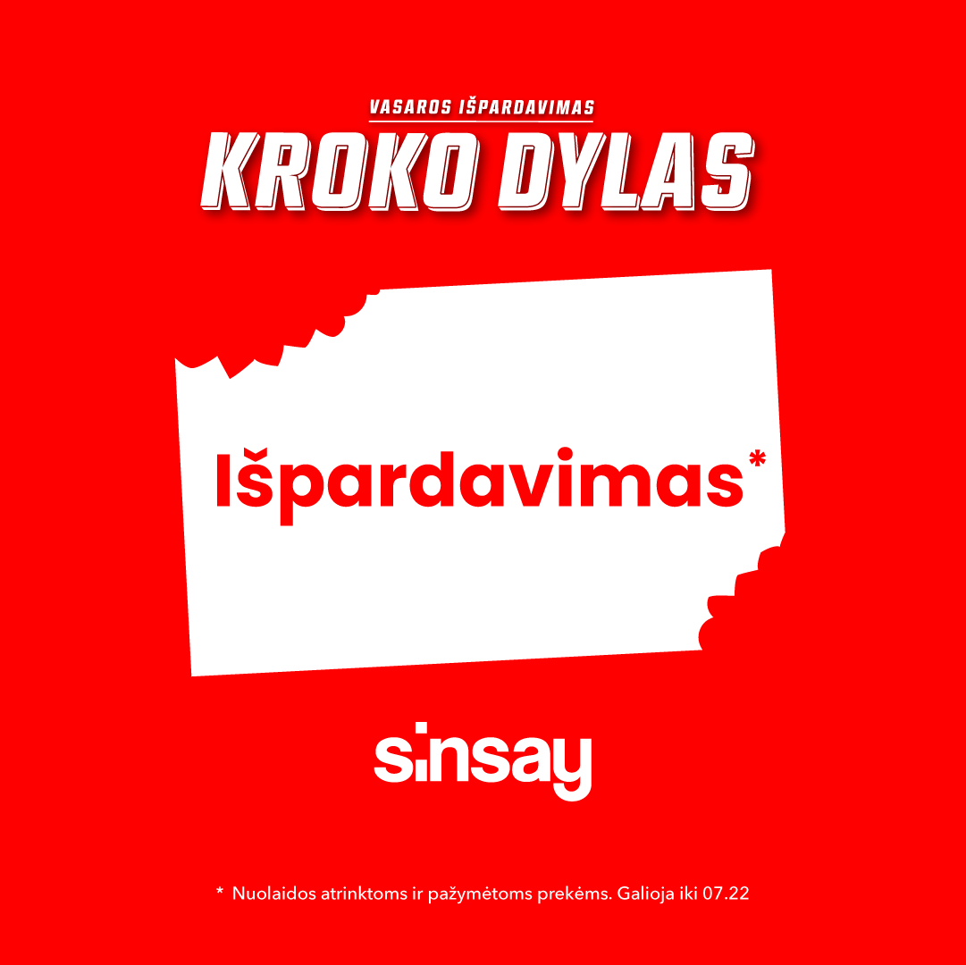SINSAY. KrokoDYLO pasiūlymai
