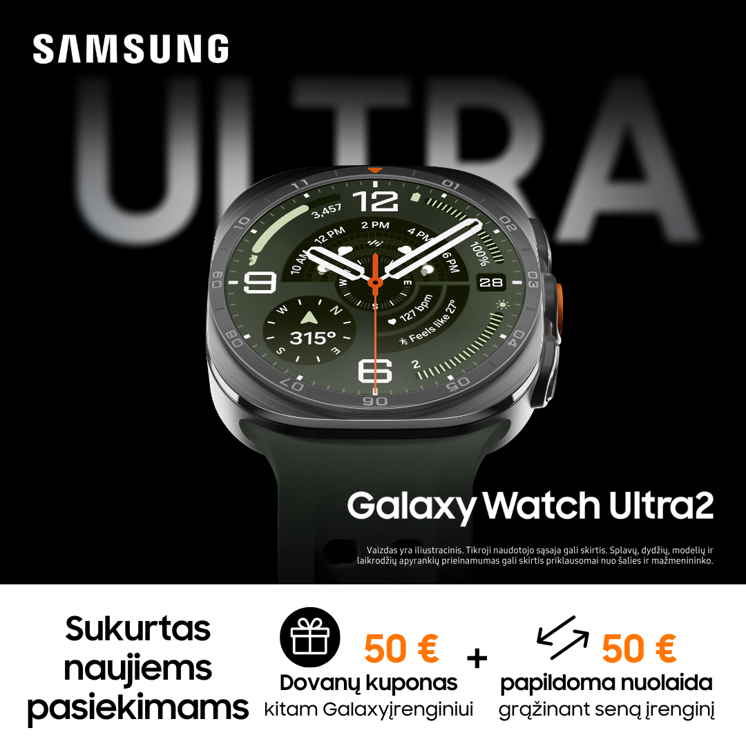 MOBILI PREKYBA. Galaxy Watch Ultra2