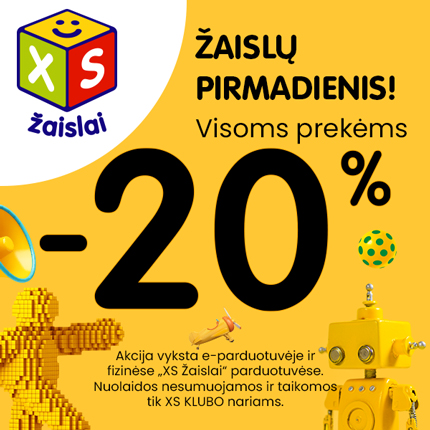 XS ŽAISLAI. ŽAISLŲ PIRMADIENIS!