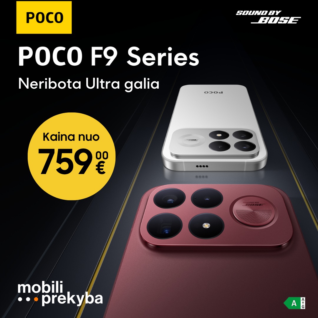 MOBILI PREKYBA. Naujienos iš POCO