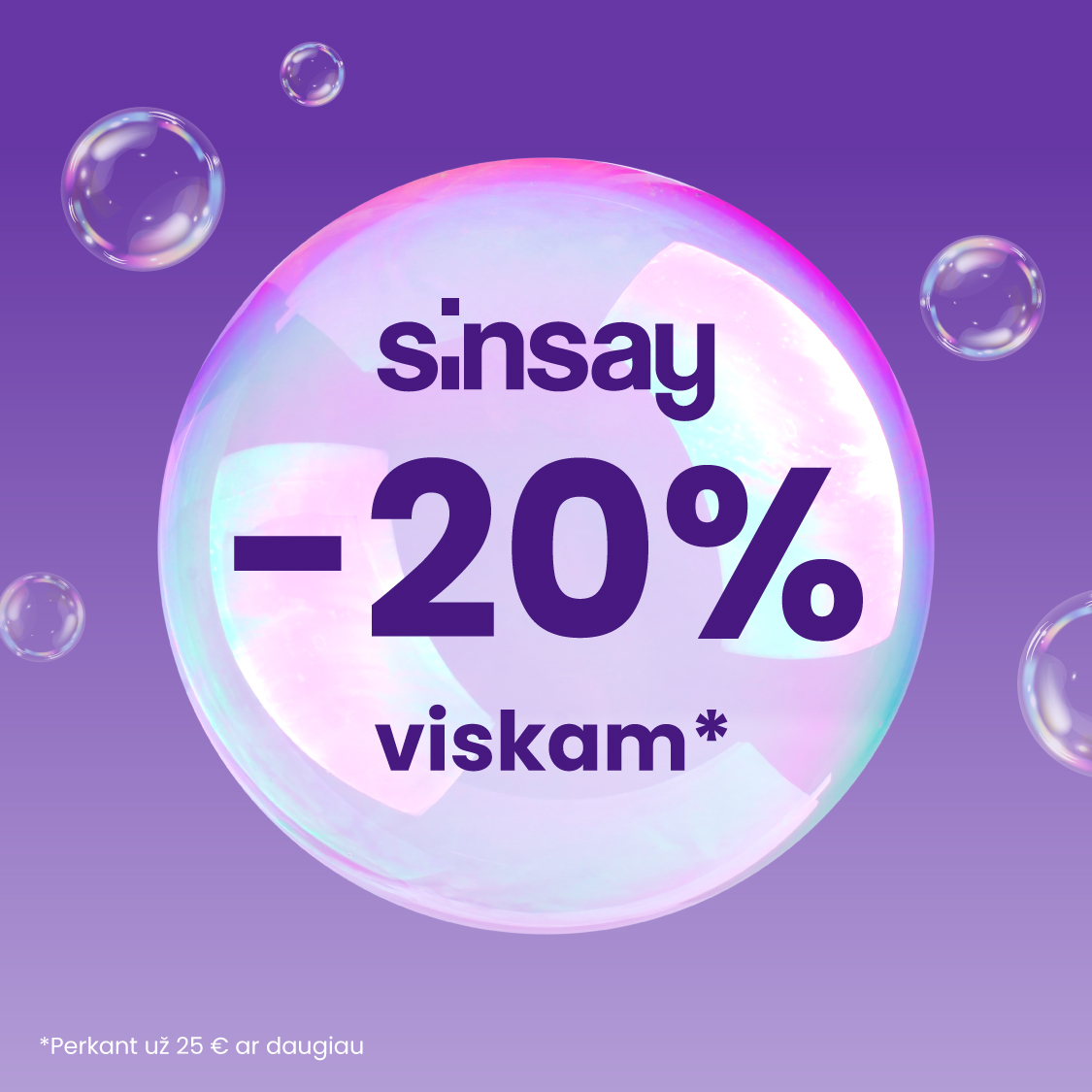 SINSAY. –20 % viskam*