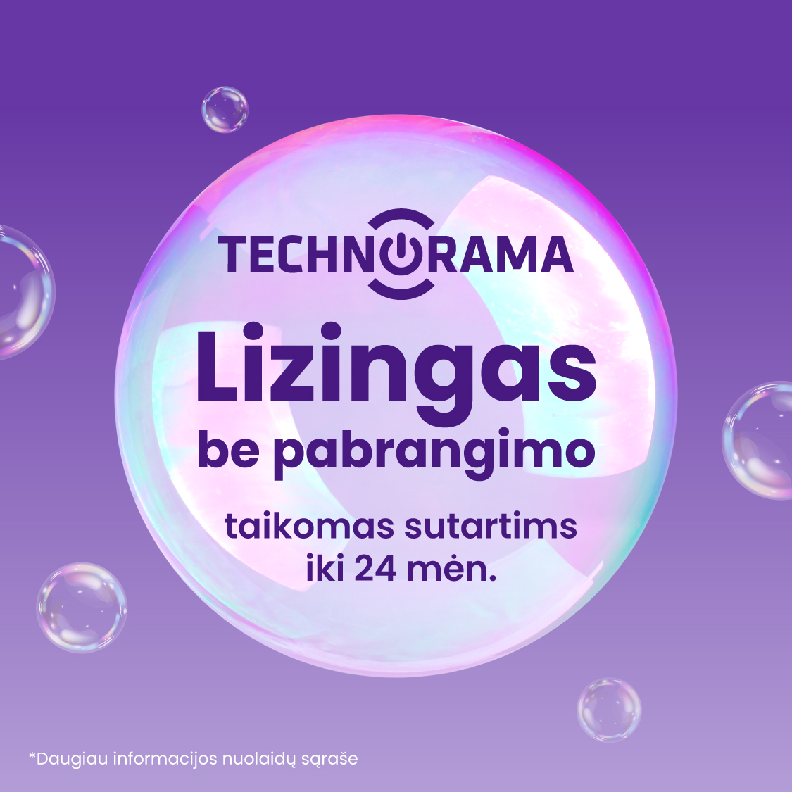 TECHNORAMA. Lizingas be pabrangimo*