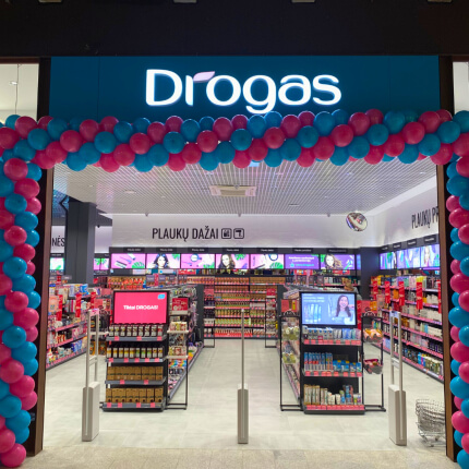 DROGAS. Atsinaujinusi parduotuvė!
