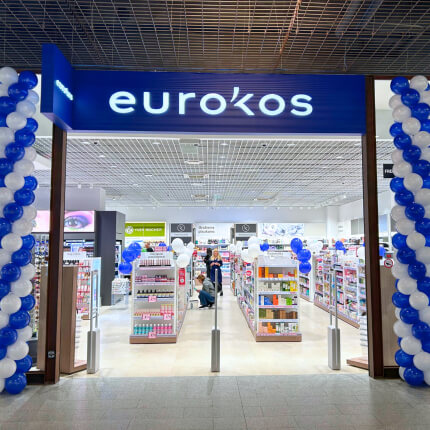 EUROKOS. Didesnė ir atnaujinta parduotuvė!