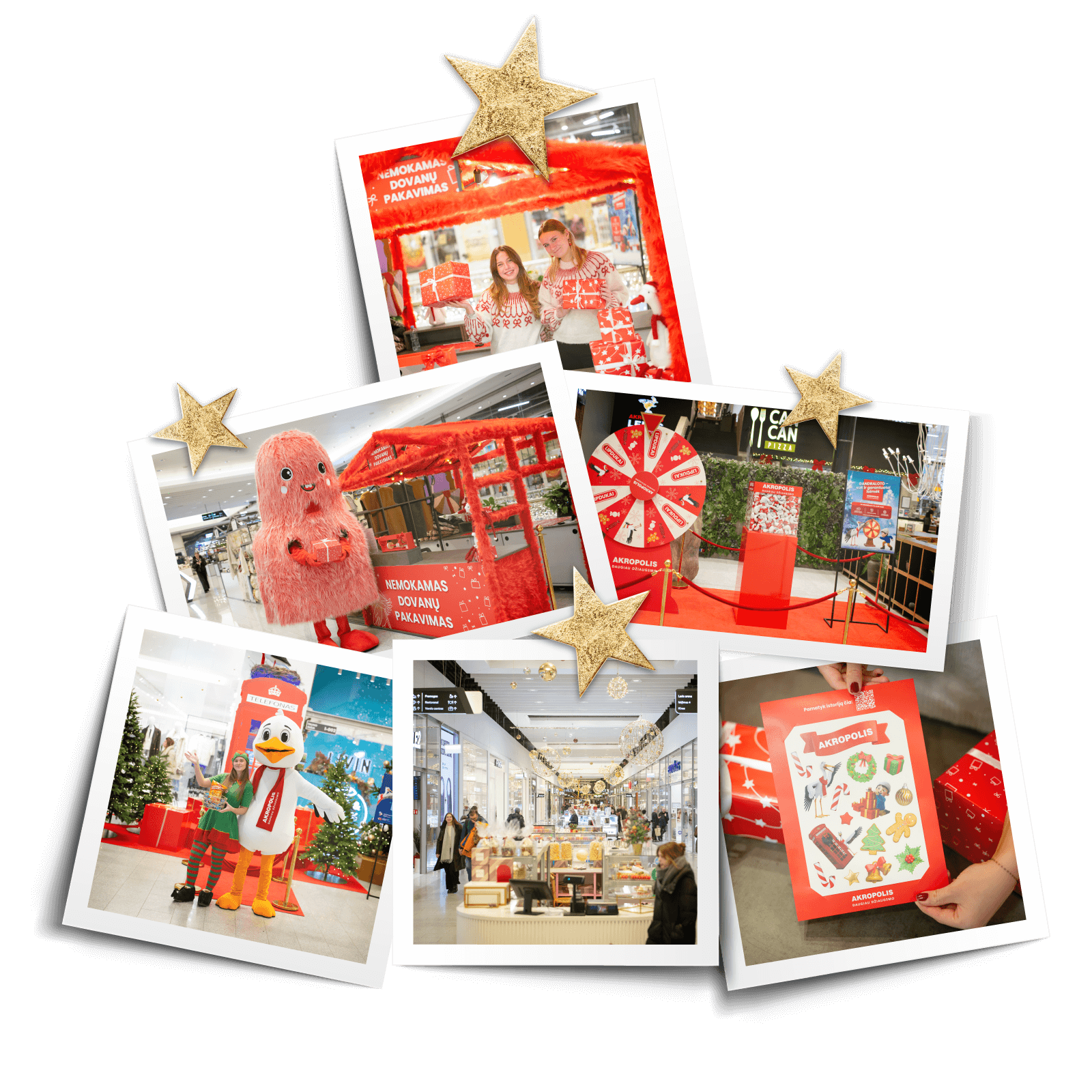 Atrask Kalėdų magiją Akropolyje!