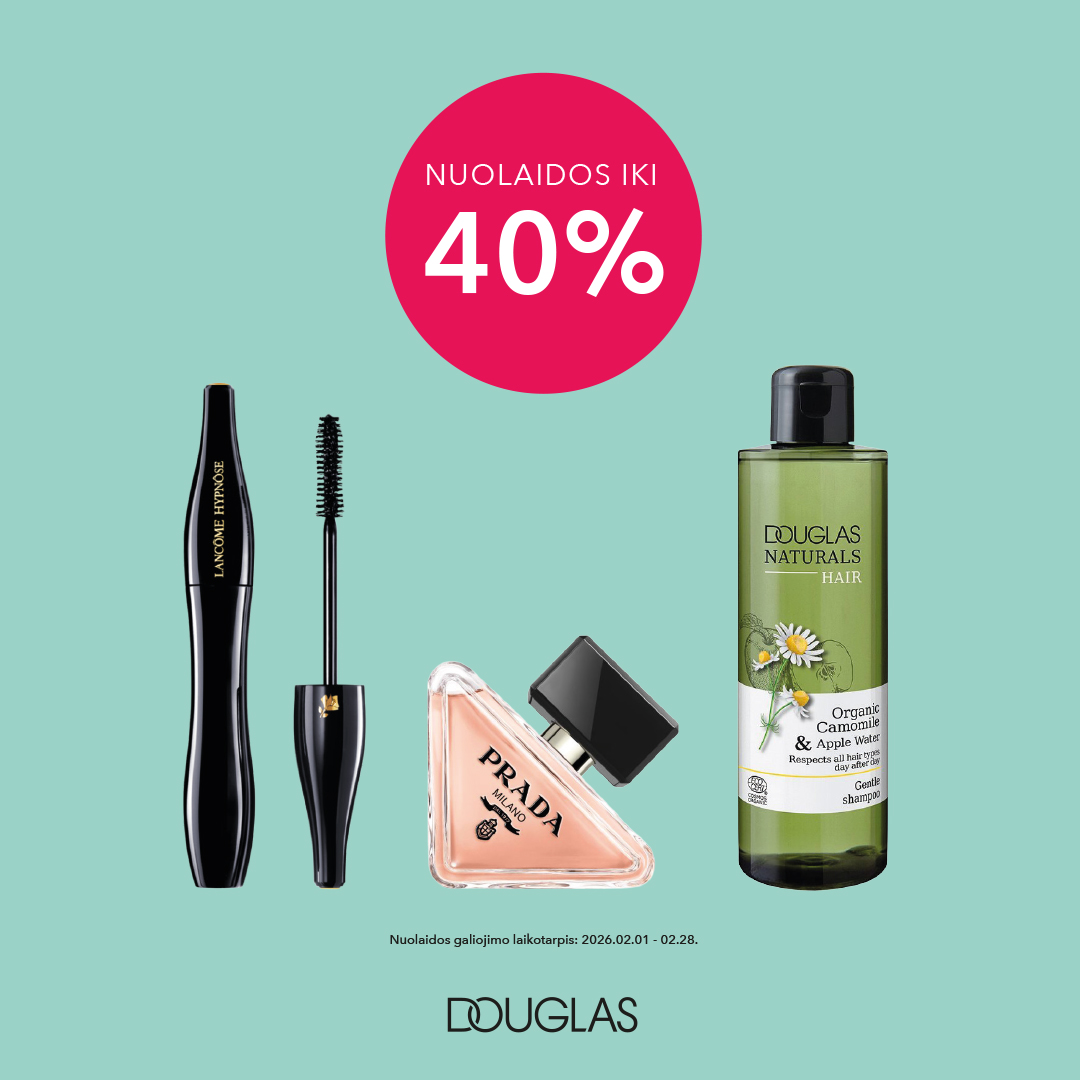 DOUGLAS. Išpardavimas iki 40%