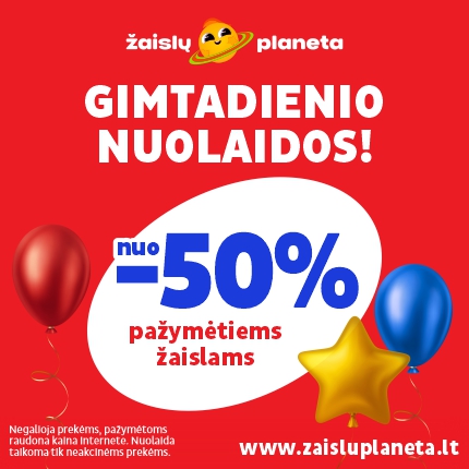 ŽAISLŲ PLANETA. GIMTADIENIS!