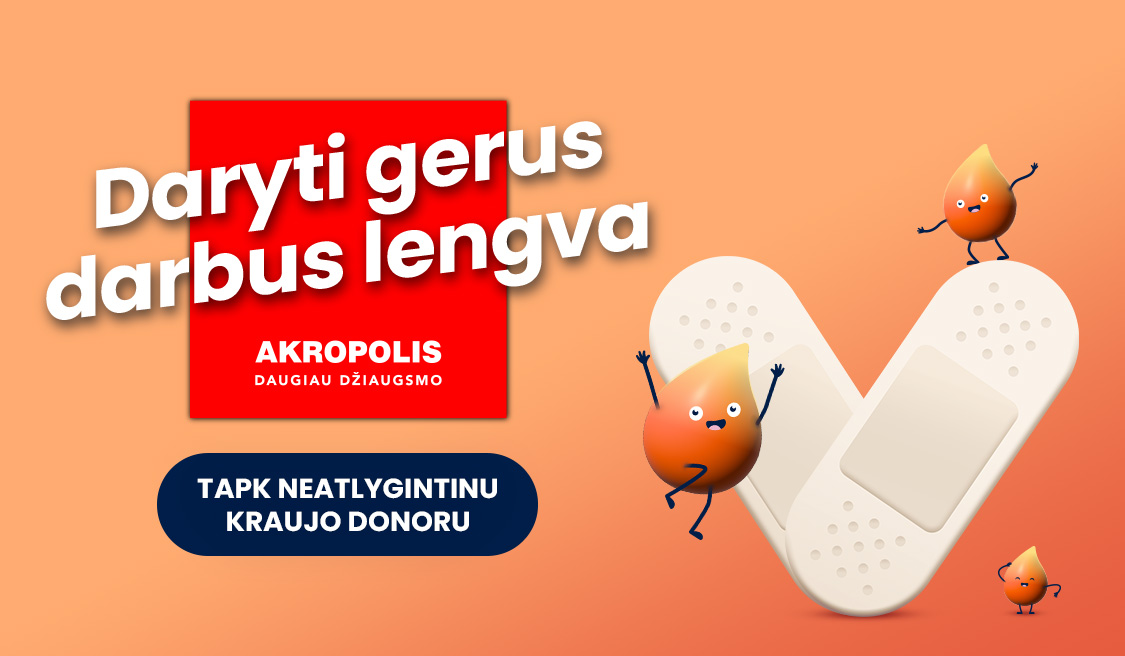 NKC kraujo donorystės akcija „Akropolyje“