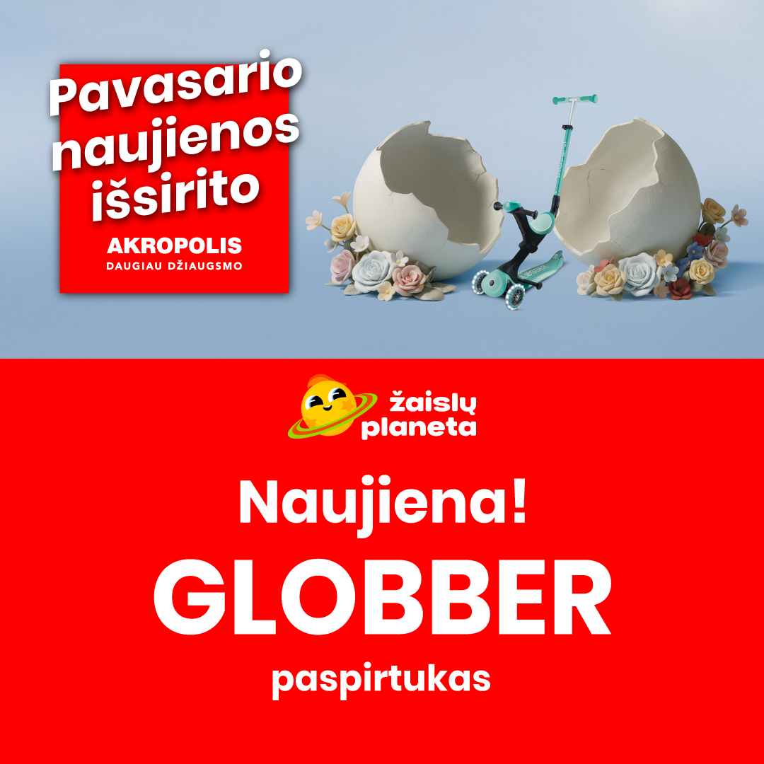 ŽAISLŲ PLANETA. Naujiena: GLOBBER paspirtukas