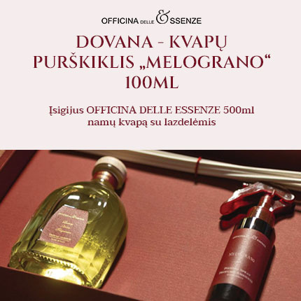 KRISPO. DOVANA – KVAPŲ PURŠKIKLIS „MELOGRANO”