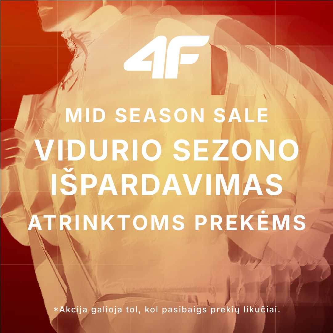 VIDURIO SEZONO IŠPARDAVIMAS