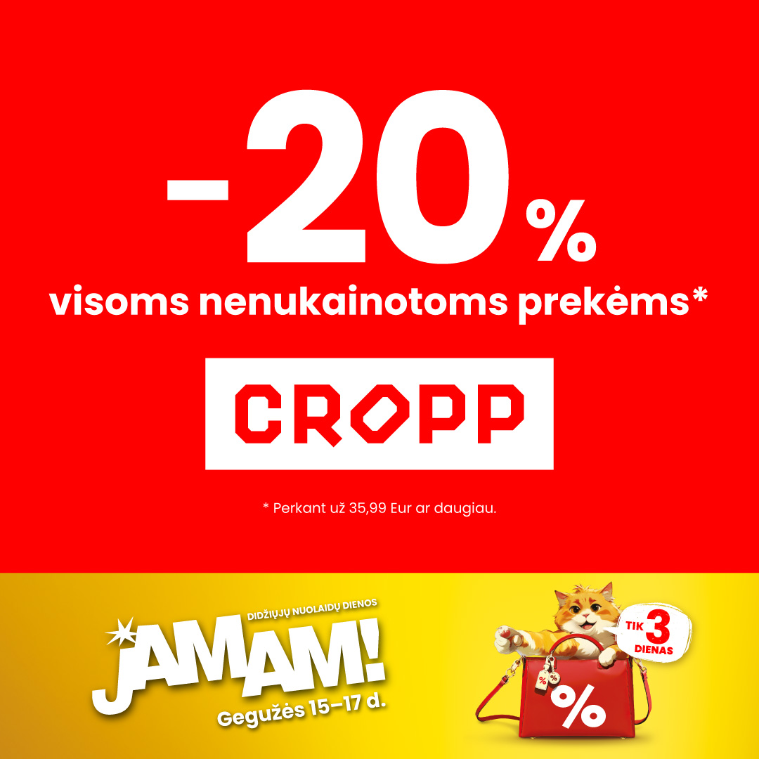CROPP. JAMAM pasiūlymai