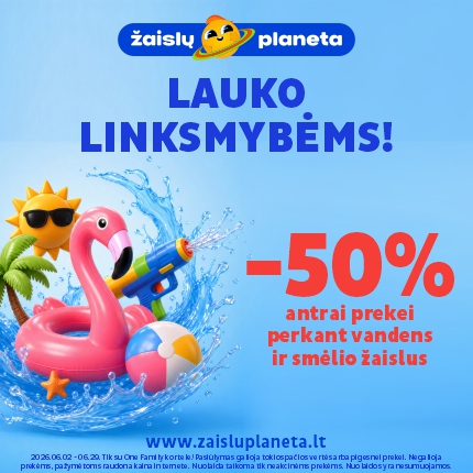 ŽAISLŲ PLANETA. Lauko linksmybėms!