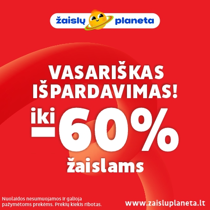 ŽAISLŲ PLANETA. Rinkis nepamirštamas linksmybes! 