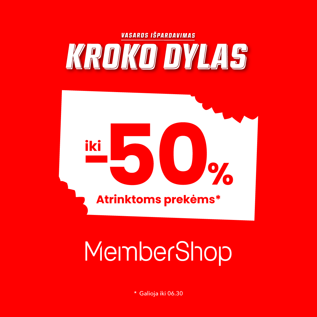 MEMBERSHOP. KrokoDYLO pasiūlymai