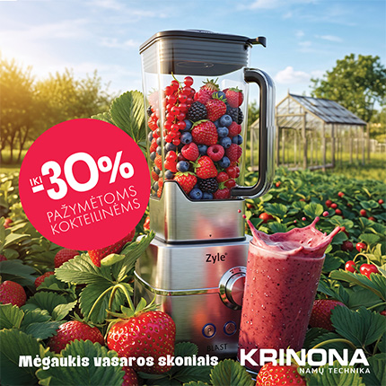 KRINONA. Iki 30% nuolaida pažymėtoms kokteilinėms