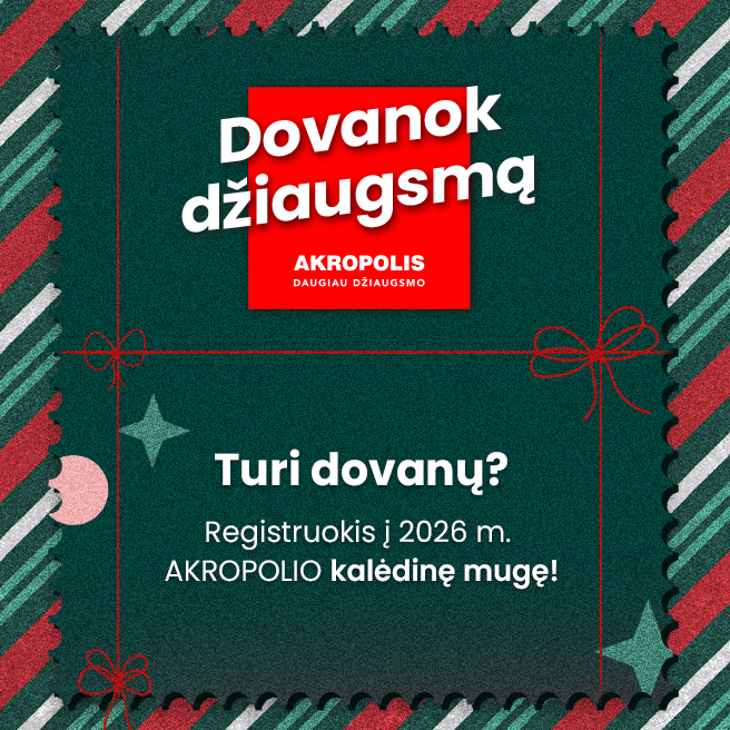 Kviečiame registruotis į KALĖDINĘ 2026-ųjų m. AKROPOLIO MUGĘ !
