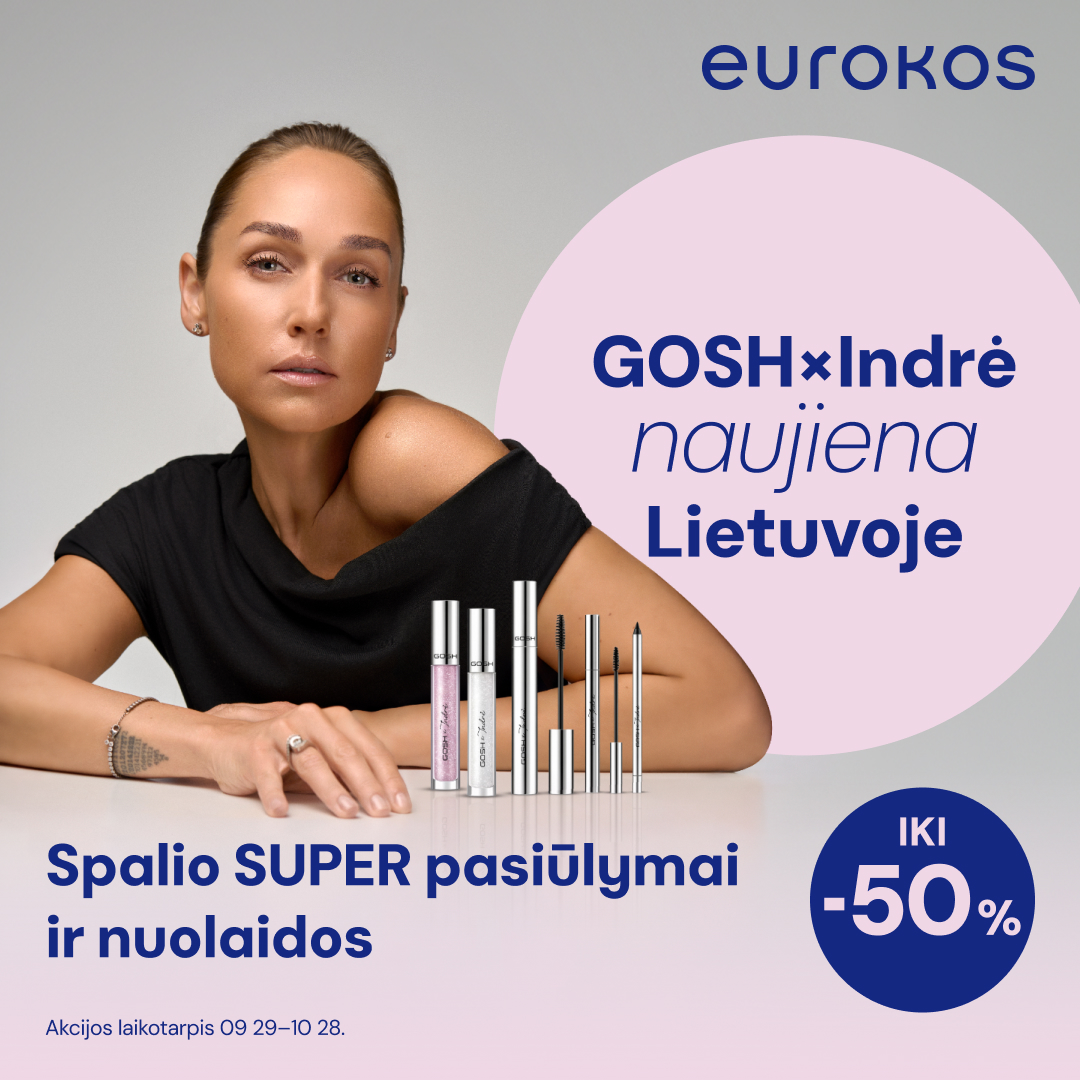 EUROKOS. Spalio SUPER pasiūlymai ir nuolaidos iki -50%!