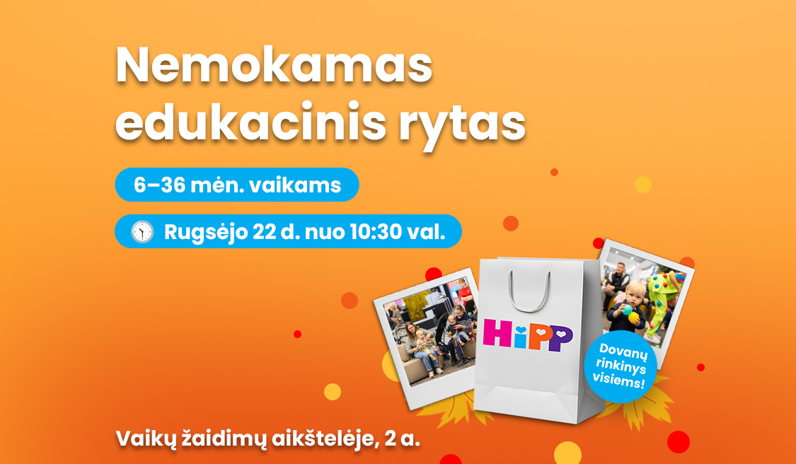 Edukacinis rytas mažiesiems