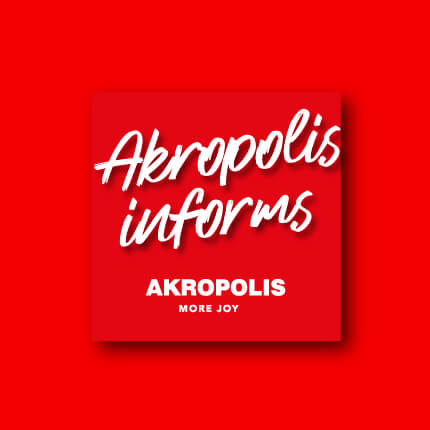 Design proposals of a new 480 m2 building, planned to be constructed near the shopping and entertainment centre Akropolis in Vilnius, will be presented to the public