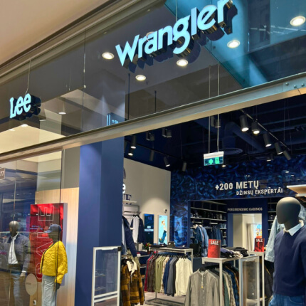 LEE WRANGLER. Atsinaujinusi parduotuvė!